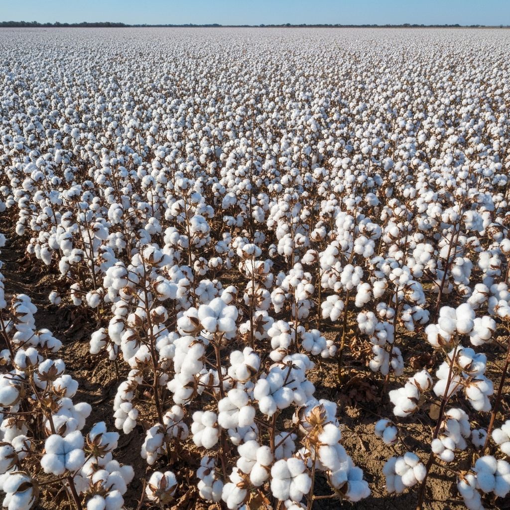حقول القطن الطبيعية